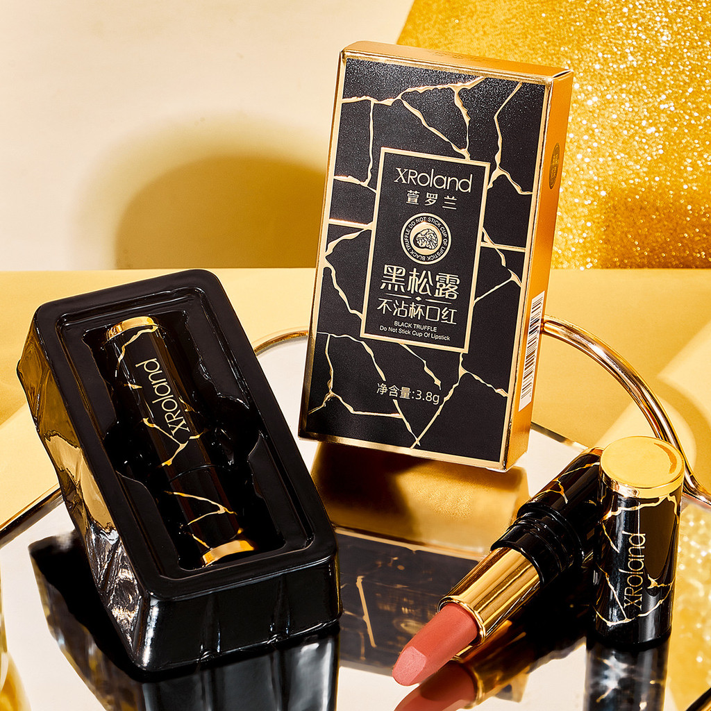 XRoland XRoland Đen Truffle Tơ Chống Dính Cốc Son Môi Dưỡng Ẩm Không Phai Màu Trang Điểm Tự Nhiên Gi