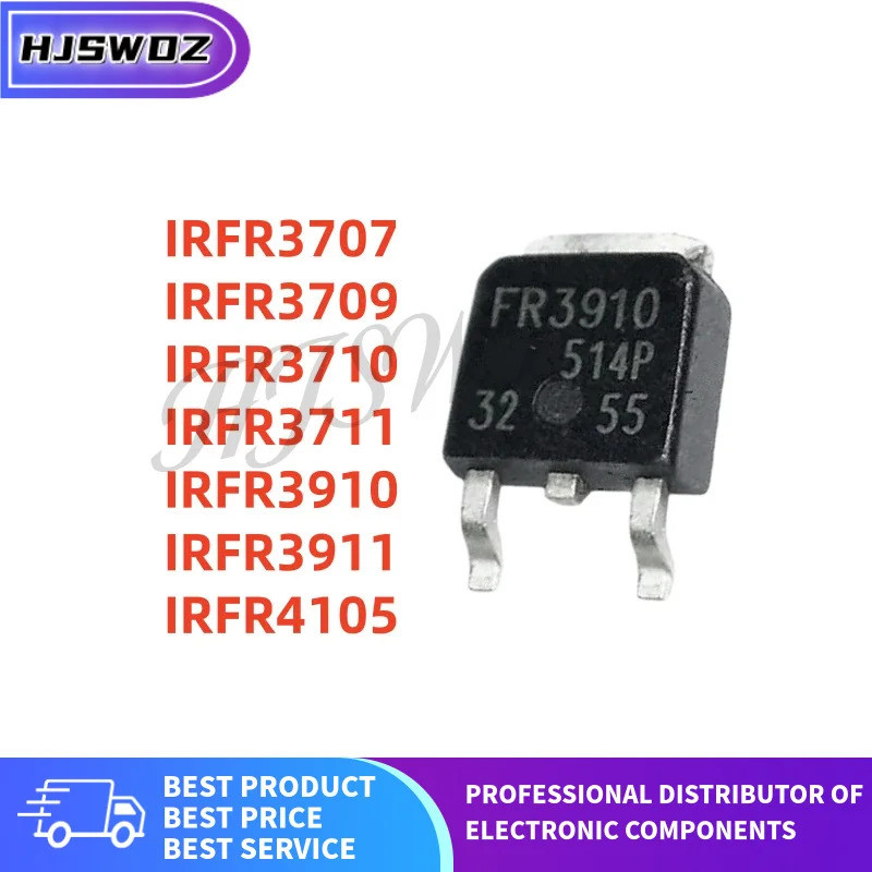 10 CHIẾC TO-252 IRFR3707 IRFR3709 IRFR3711 IRFR3710 IRFR4105 IRFR3911 IRFR3910 FR3707 FR3709 FR3711 