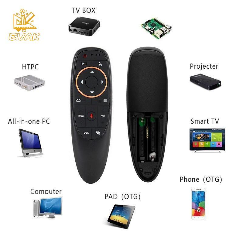 Alittlesetrtu GAMINJA G10S Air Mouse Voice Remote 2.4G Gyro IR cho Android TV Box VN