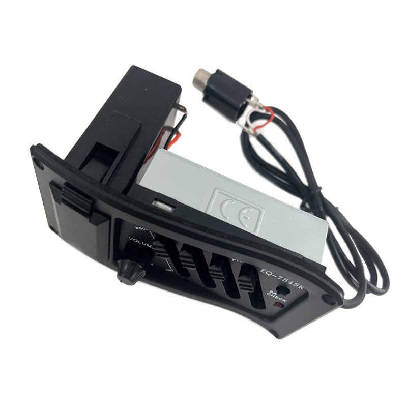 Nhà Sản Xuất EQ-7545R Acoustic Guitar Acoustic Pickup 4 Phân Đoạn Acoustic Guitar Điện Sửa Đổi Cân B