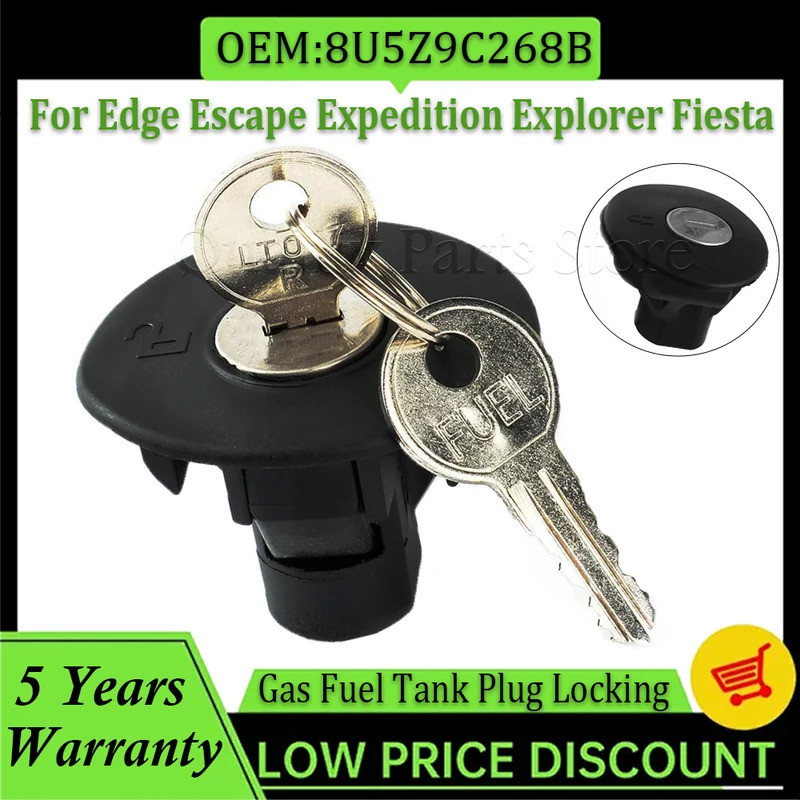MỚI Bình Nhiên Liệu Cắm Khóa Cắm Nắp Có 2 Phím Cho Edge Escape Expedition Explorer Fiesta 8U5A9C268A