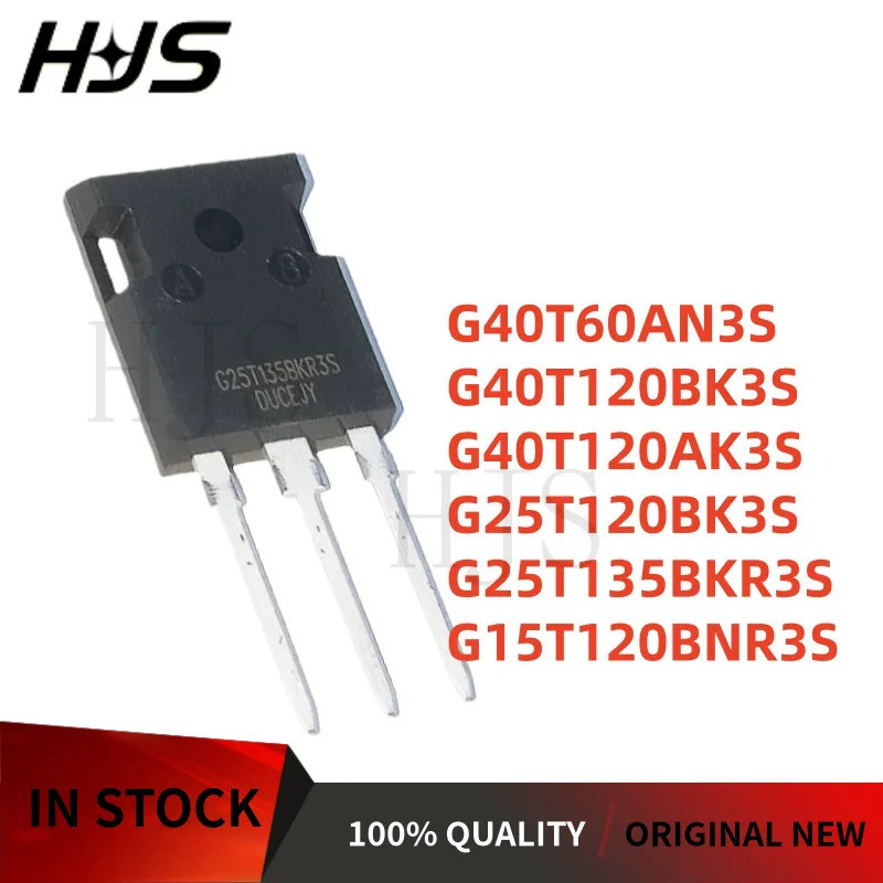 5 CÁI / MỚI G15T120BNR3S G25T120BK3S G25T135BKR3S G40T120AK3S TO-247 G40T120BK3S G40T60AN3S IGBT ống