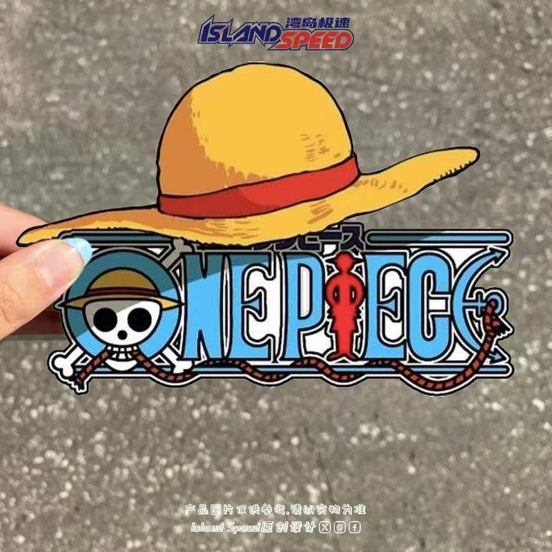 One Piece Automobile Sticker One Piece Logo Creative Design Laptop Host Decorative Stickers 859H