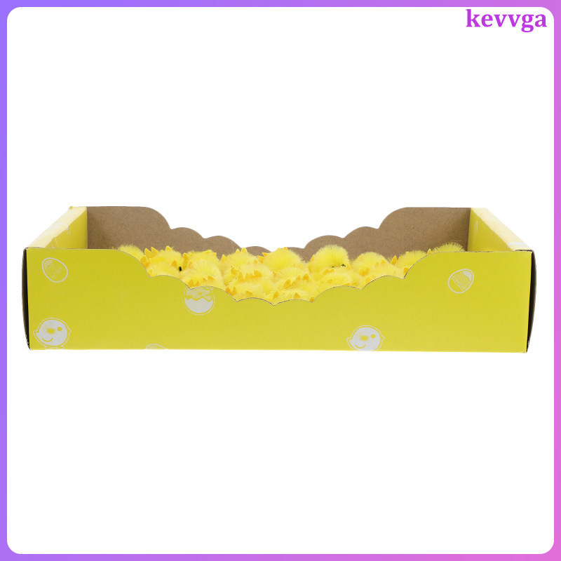 Đồ chơi trẻ em Đồ trang trí gà Mini Tượng nhỏ Giỏ lễ Phục sinh Đồ nhồi bông Trang trí Gà con kevga