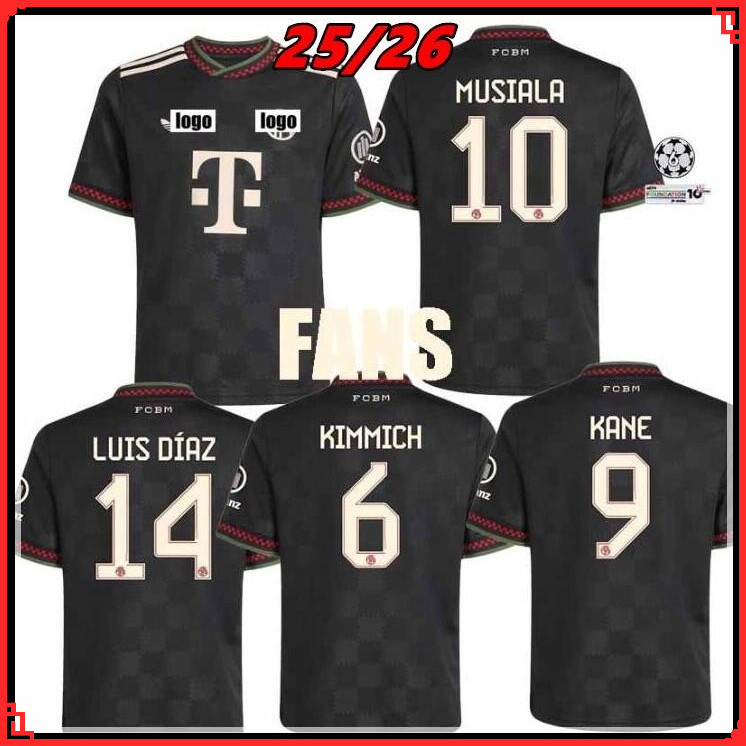 Áo Bóng Đá Nam Bayern Munich 2025-2026 của Muller Kane - Dành Cho Người Hâm Mộ