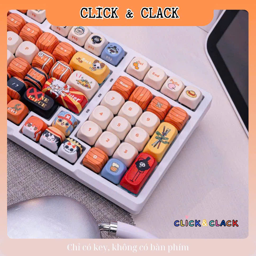 Keycap One Piece - MOA Profile - PBT dyesub cao cấp cho phím cơ 137 phím | BigBuy360 - bigbuy360.vn