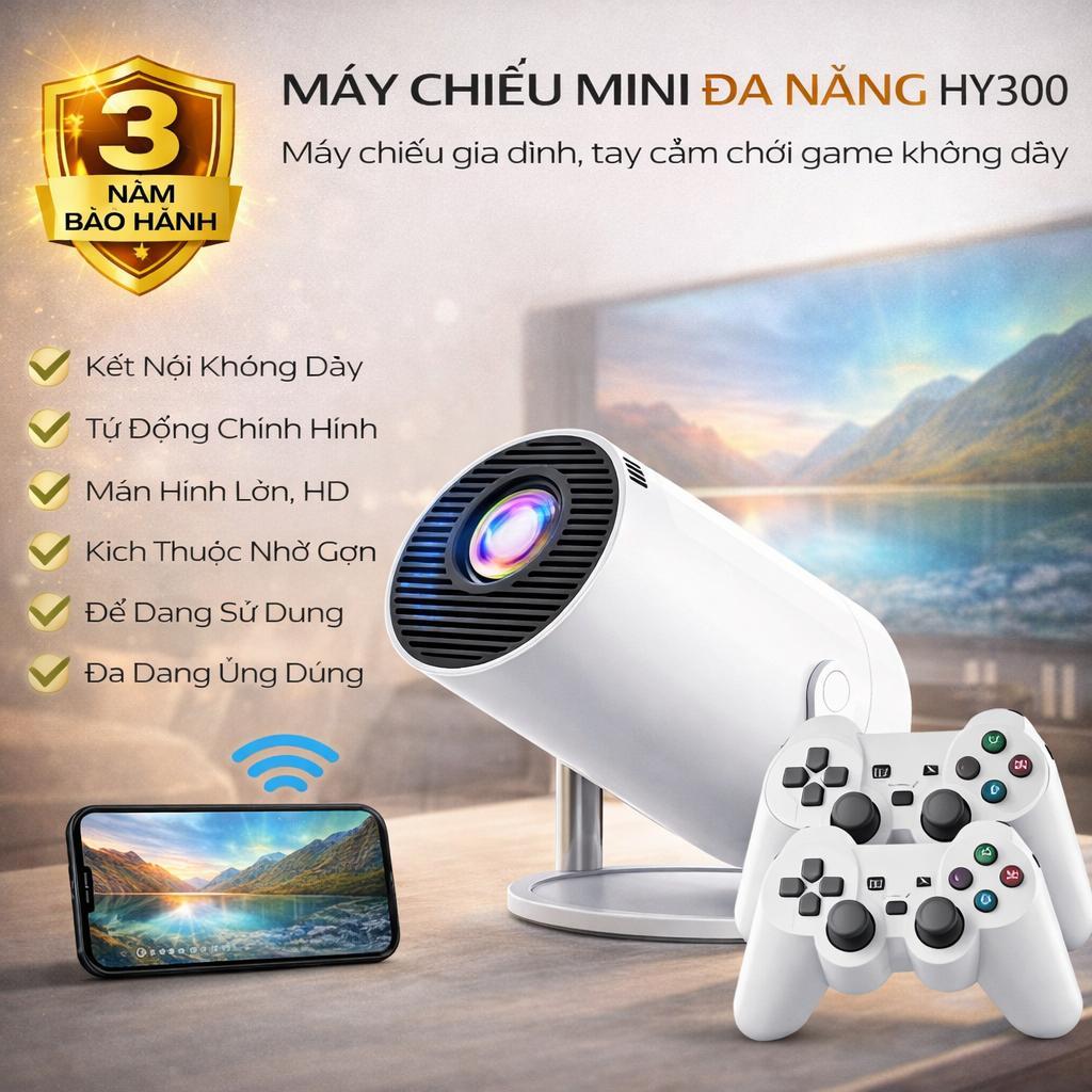 Máy chiếu mini máy chiếu di động máy chiếu WiFi máy chiếu gia đình máy chiếu không dây projector HY3