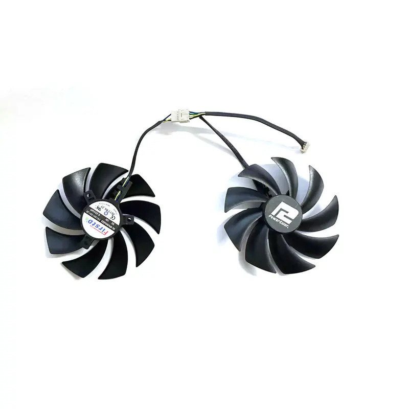 Dành Cho Powercolor Radeon RX6600 6600XT 6650XT Red Devil card Đồ Họa Thay Thế Quạt 95MM 4PIN FD1001