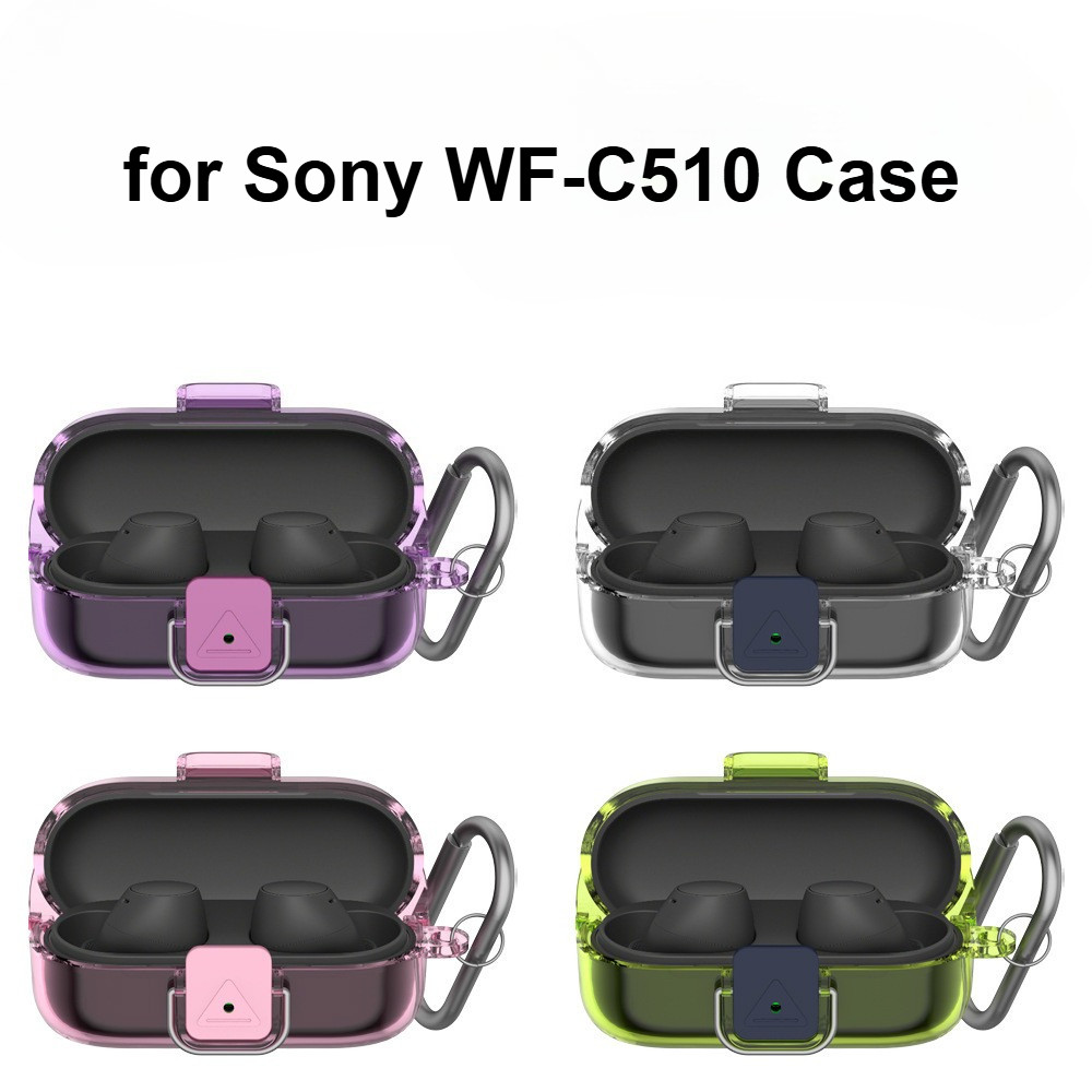 Case for Sony WF-C510 Clear Switch One-piece Case Suitable for Sony WF-C510 Clear Shockproof Shell P