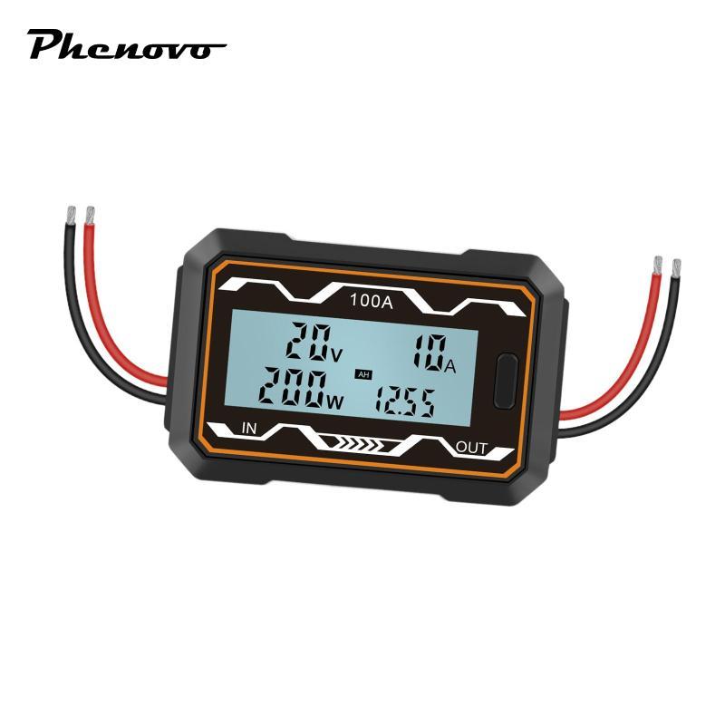Watt Meter Watt Vôn Amp Meter Đồng hồ vạn năng Máy phân tích công suất cho hệ mặt trời Mạch DC