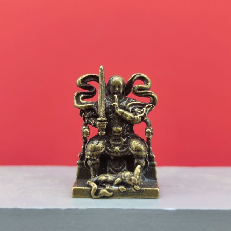 < Jiutian Yingyuan Thunder Sound Tổng quát Tôn trọng thiên đường > Tượng nhỏ Trang trí nghệ thuật Đạ
