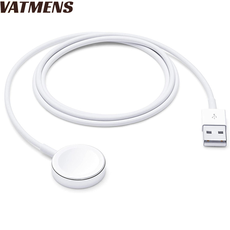 Bộ sạc không dây QXZ QI cho Apple Watch Sạc từ tính Cáp 1M Dock USB di động 2 trong 1 Apple Watch Se