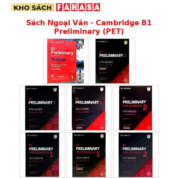 Sách Ngoại Văn - Cambridge B1 Preliminary (PET)