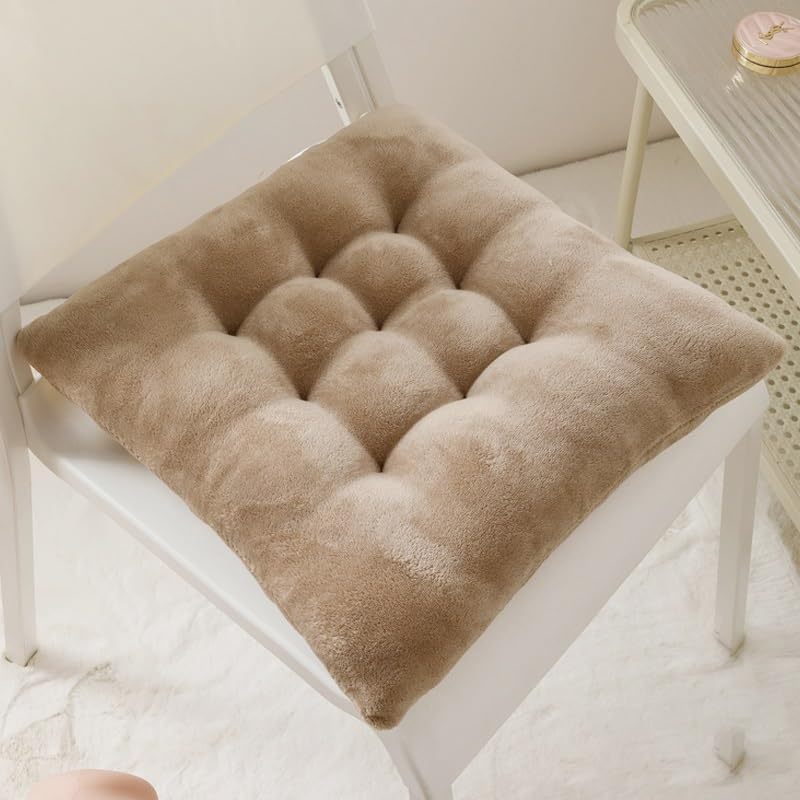 Chair Cushions for Dining Chairs, Kitchen Chair Pads, Indoor Outdoor Chair Seat Cushions With Ties, 