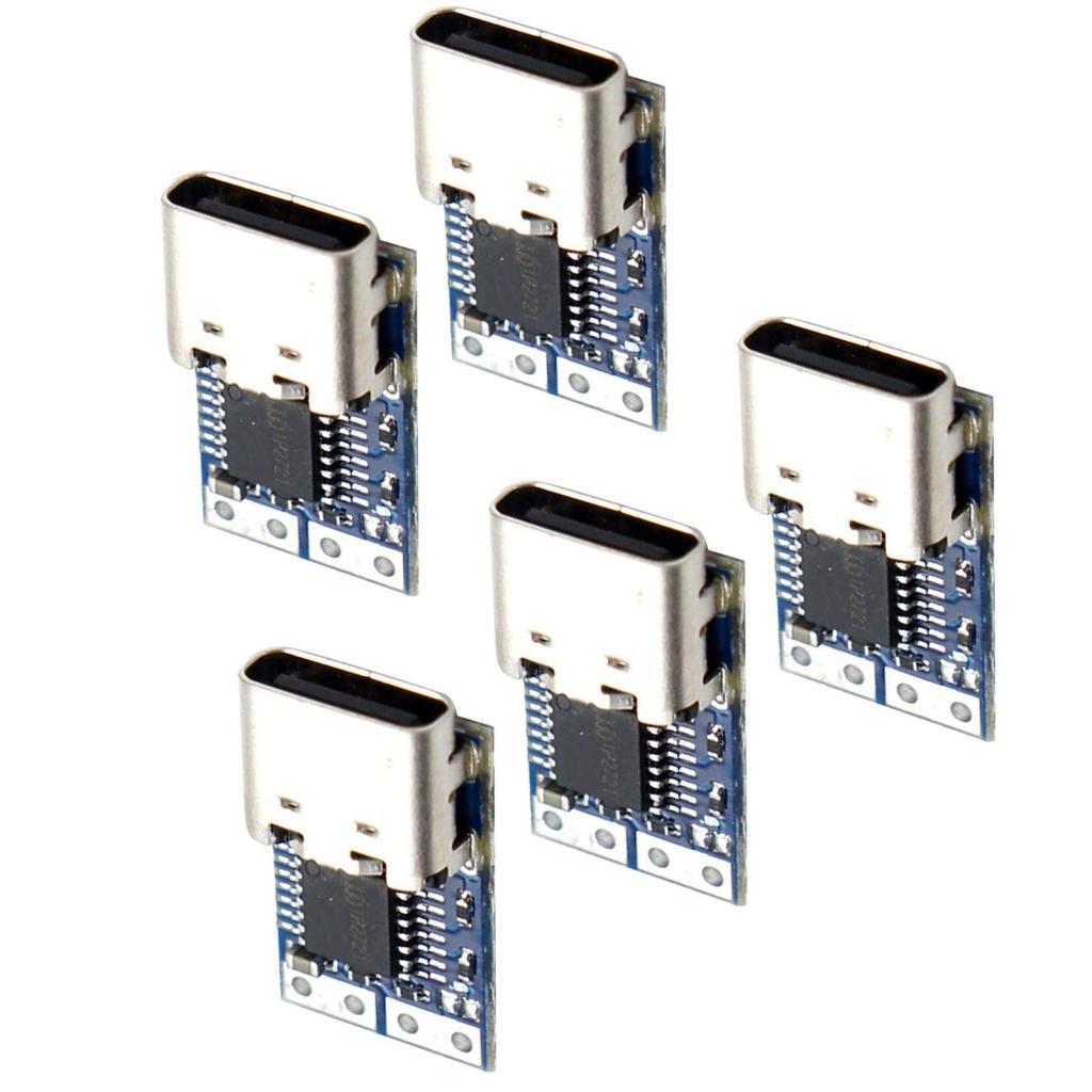 Ttiitt 5 CÁI PD sang DC Trigger Board USB C PD2.0 3.0 Decoy Mô-đun sạc nhanh cho máy tính xách tay