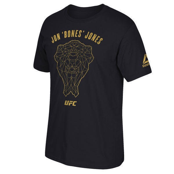 MMA MMA UFC 197 Áo thun ngắn tay in hình động vật Reebok Jon Jones 0512