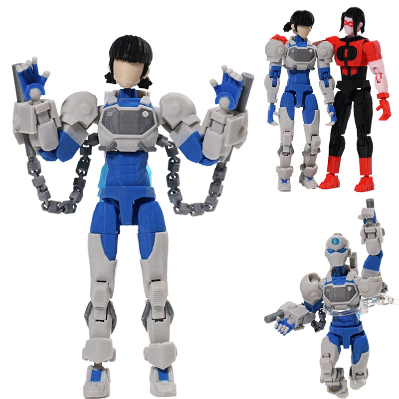 Mới 3D In Hình Nhân Vật Hành Động Invincible 3.0 Tech Jacket Dummy13 Đa Phối Hợp Shapeshift Anime Ma