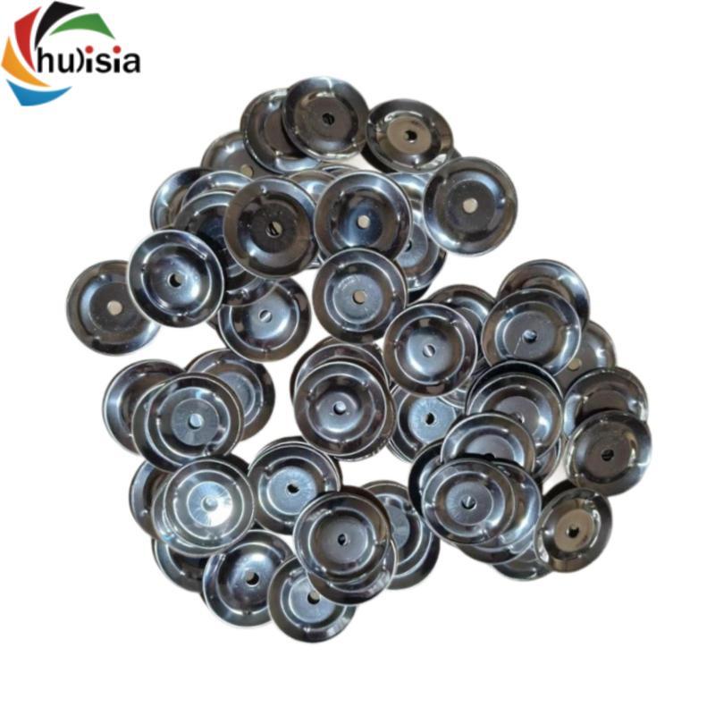 Chulisia Kim Loại Gắn Được Tambourine Cymbals 1.46 Inch Đen Trống Bộ Phụ Kiện Cho Hiệu Suất Thực Hàn