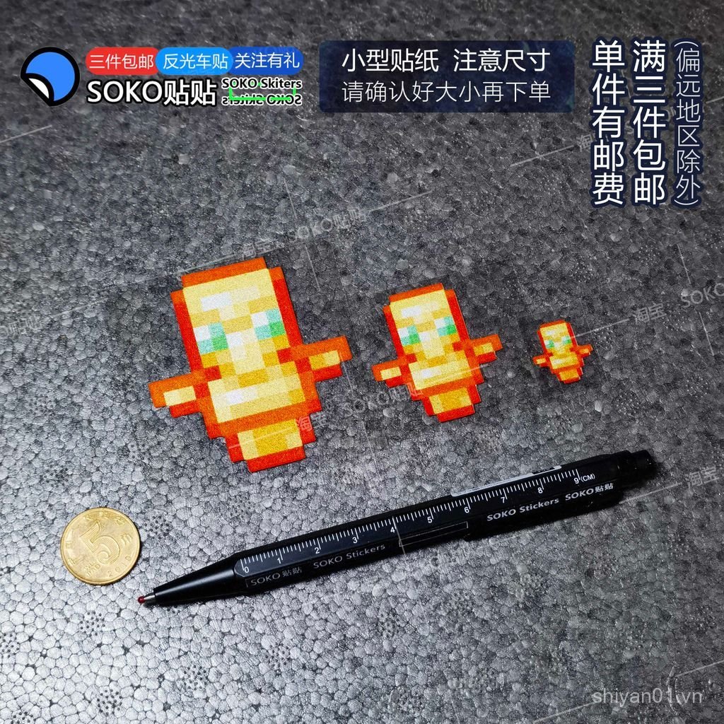 SOKO Dán Xe Dán Nhãn Dán MC Undead Totem Dán Minecraft SATM