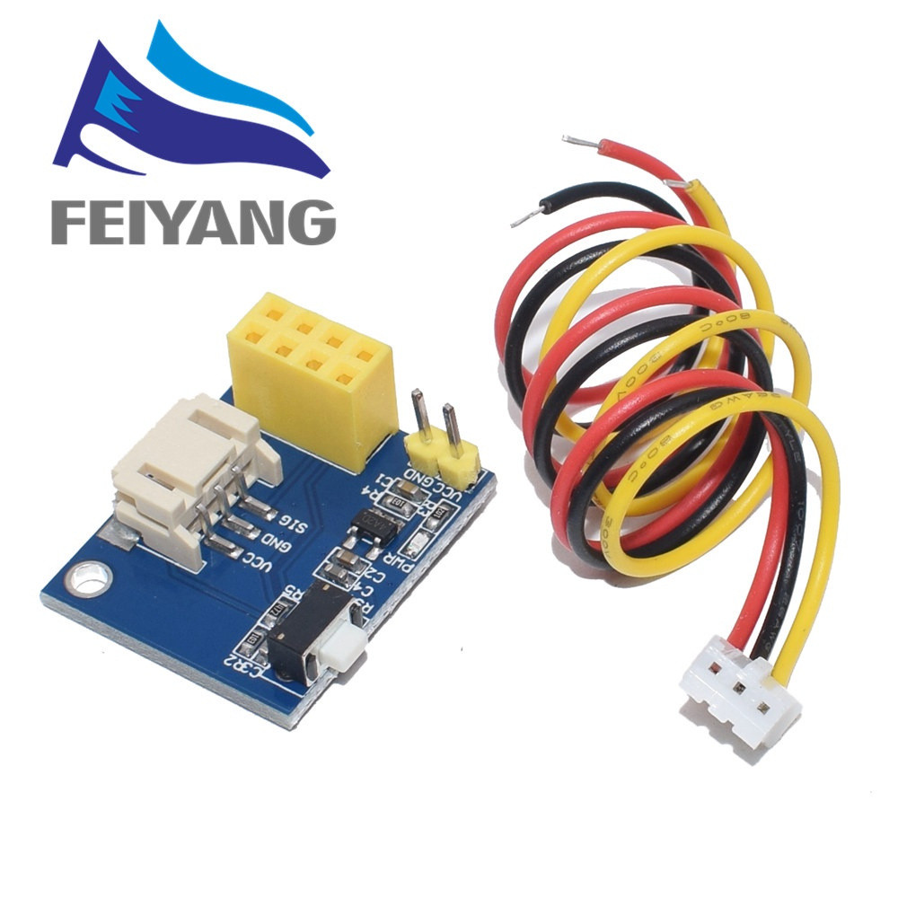ESP8266 ESP-01 ESP-01S Mô-đun điều khiển LED RGB cho Arduino IDE WS2812 DC 5V