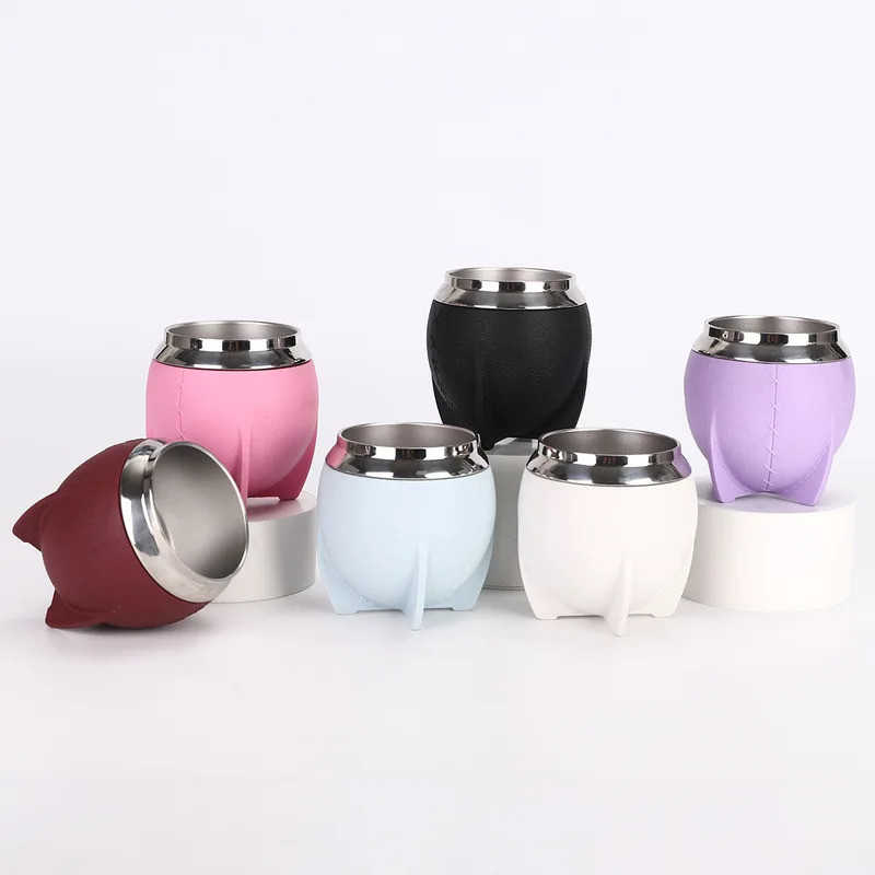 280ml Hai Lớp Tường Thép Không Gỉ Yerba Mate Trà Cốc Cốc Cà Phê Cốc Cốc Cà Phê Cốc Không Rơm Yerba M