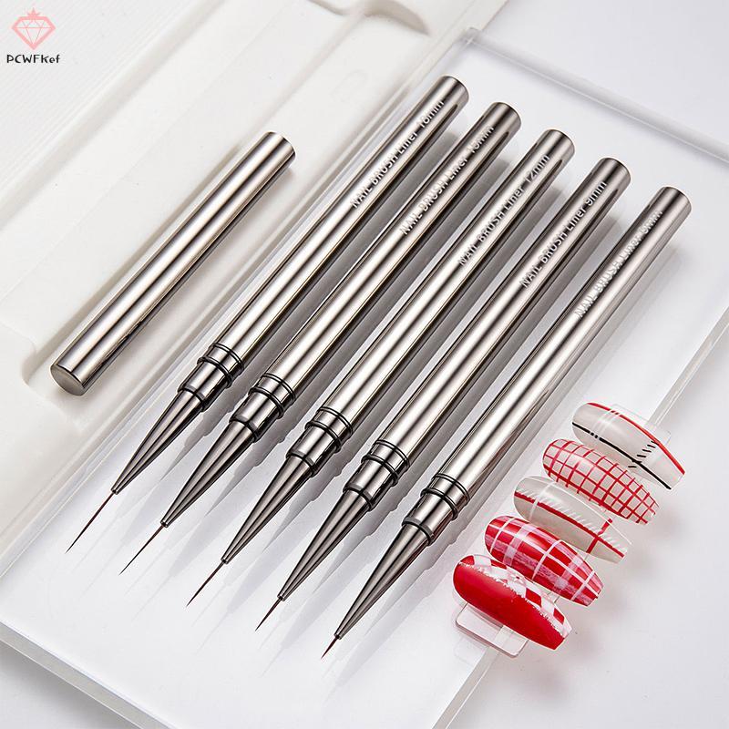 [PCW-T] Nail Art Liner Brush Gel Nail Brush Gel Nail Polish Painting Brush Vẽ móng tay nghệ thuật Br
