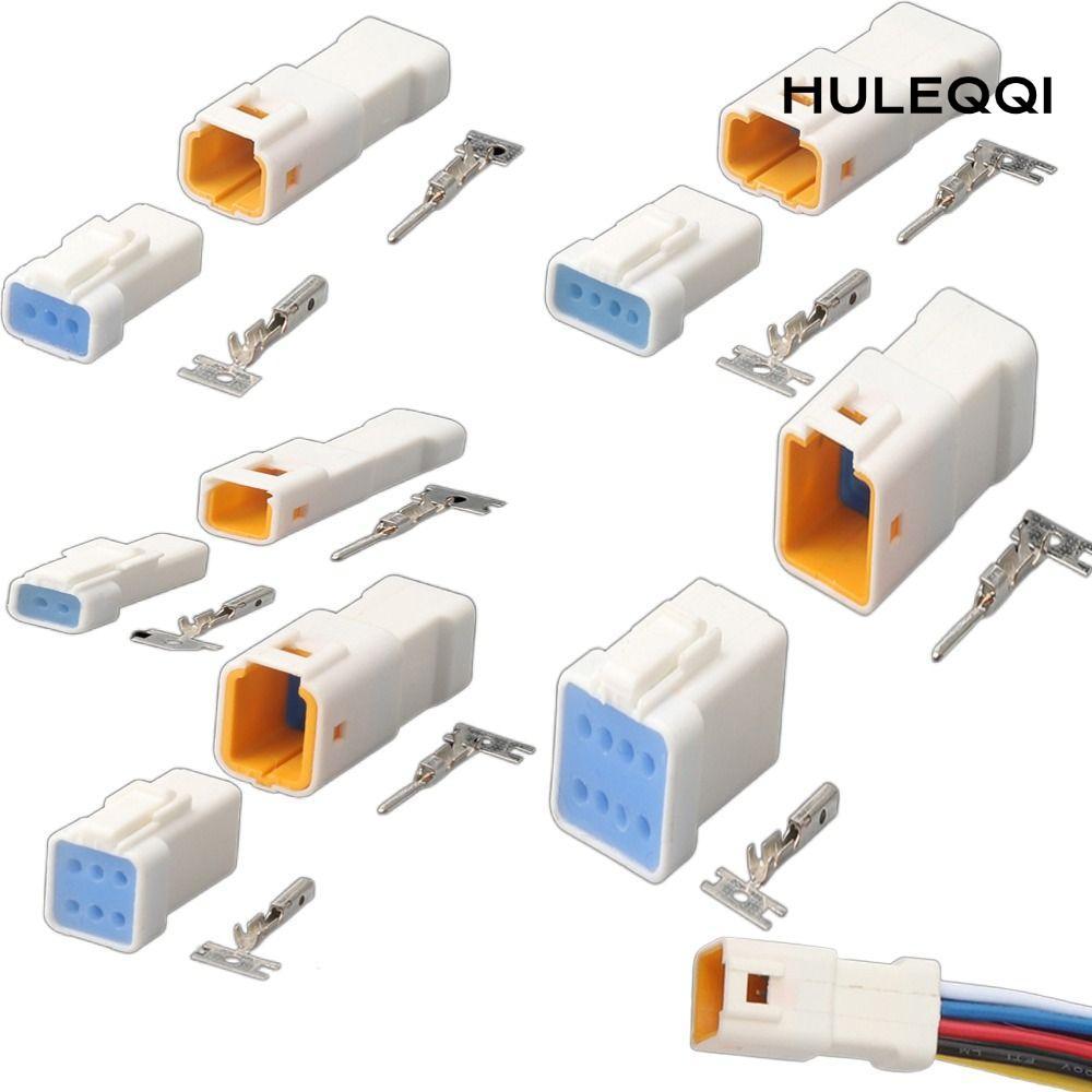 HULEQI JST JWPF Nam Nữ Mông Cắm, 2 3 4 6 8 pin JST JWPF Loại Đầu Nối Cáp Chống Thấm Nước Ô Tô, Điện 