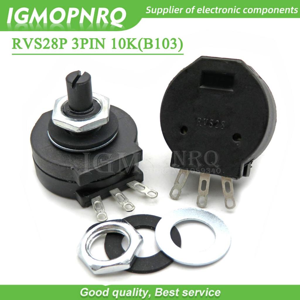 5 Chiếc RVS28P-B103 2W 10K Bộ Phận Máy Hàn RVS28 B103 3PIN Máy Hàn Điện Mới Chính Hãng Máy Chiết Áp