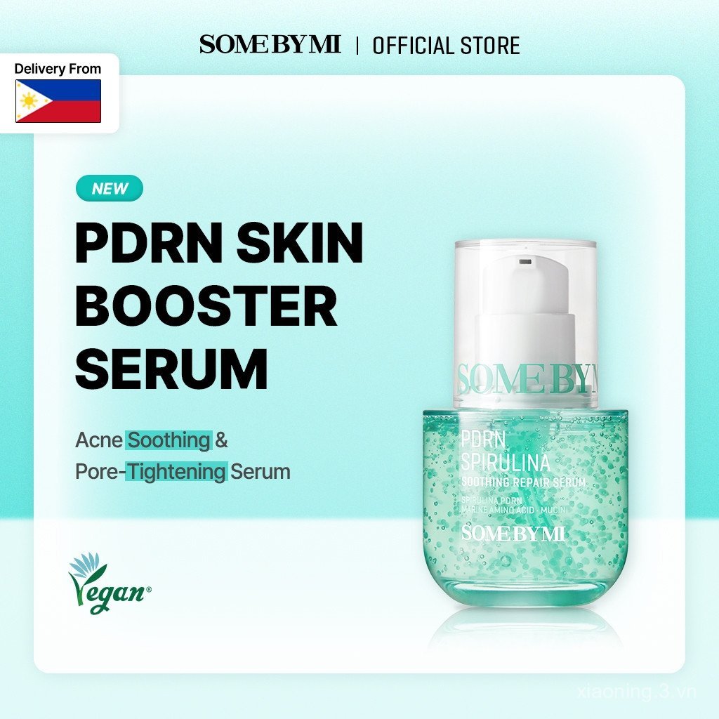 SOME BY MI PDRN Spirulina Skin Booster Serum 50ml, Acne hining, Pore-Tightening Serum YU72