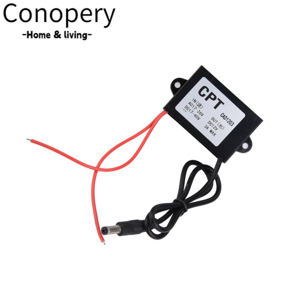 Bộ chuyển đổi nguồn AC-DC CONOPERY, Đầu ra 12V AC 17-26V Bộ điều chỉnh nguồn điện đầu vào, Đầu ra ổn