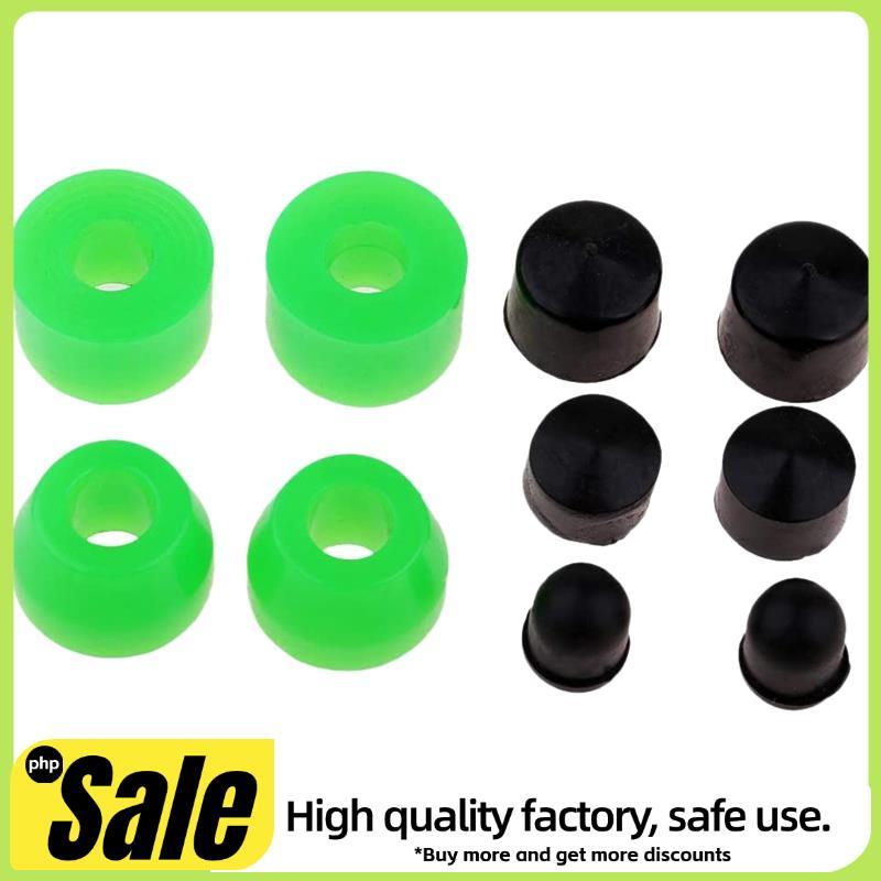 10 Chiếc Longboard Ván Trượt Ống Lót Hình nón Xi Lanh Bushing Trục Ly Bộ Phụ Kiện Cho Xe Tải Longboa