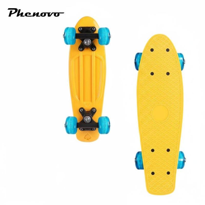 17 Inch Mini Trẻ Em Ván Trượt Led Wheels Penny Board Đồ Chơi Ngoài Trời Để Trượt Băng Và Phát Triển 