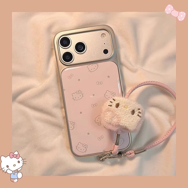 Le Land Pink Star Cat Thích Hợp Cho Apple 17ProMax Ốp Điện Thoại iPhone16pro Dễ Thương 15plus Hoạt H