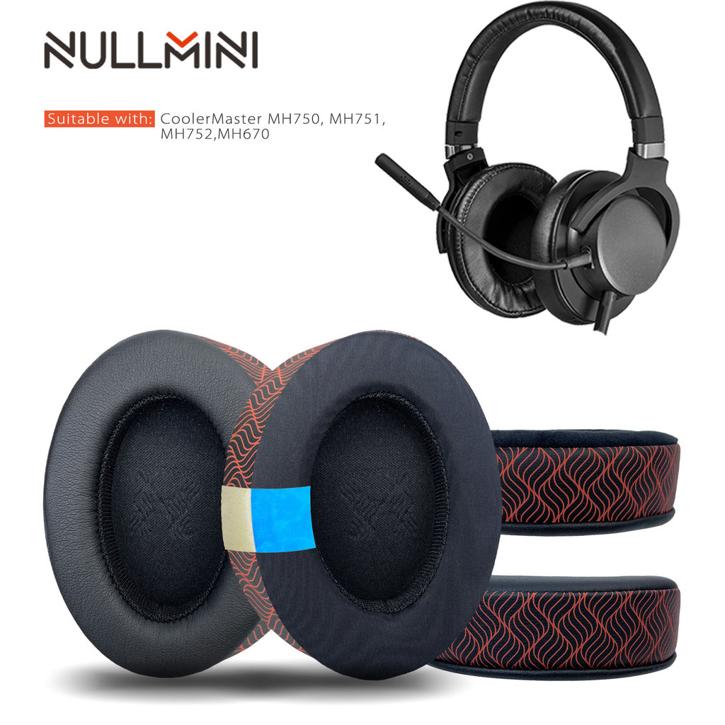 Núm Vú Làm Mát Gel Earpads Cho CoolerMaster MH750 MH751 MH752 MH670 Tai Nghe Đệm Thay Thế Tay Áo Bịt