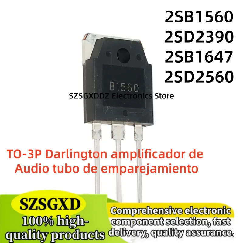5 Chiếc 2SB1560 B1560 2SB1647 B1647 2SD2390 D2390 2SD2560 D2560 TO-3P Hiệu Ứng Trường Transistor