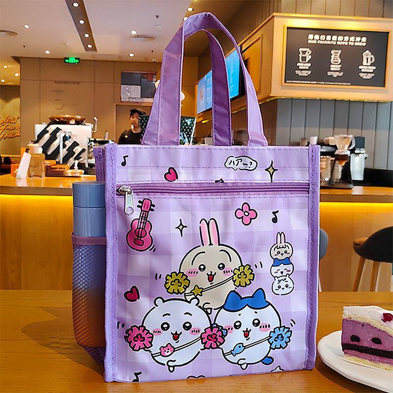 Cute Lunch Box Bag Primary School Student Lunch Box Bag Handbag Large Lunch Box Bag Children's Jiica
