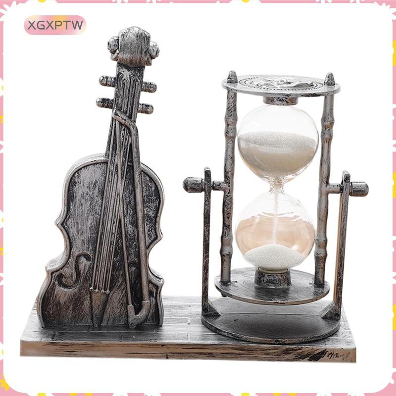 Để Bàn Đồng Hồ Cát Violin Cát Cát Cát Cát Đồng Hồ Retro Sáng Tạo Trang Trí Cho Lễ Hội Bàn Phòng Khác