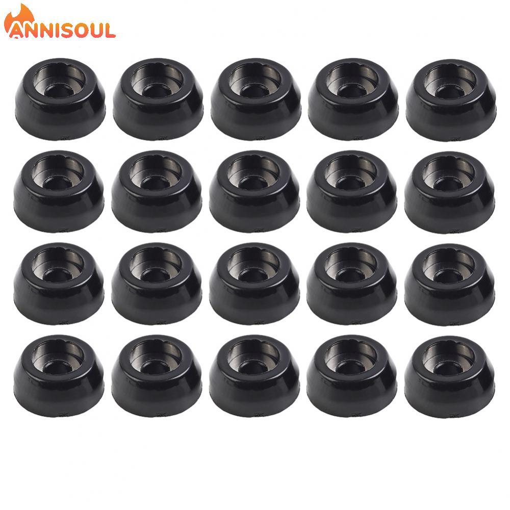 [NISO]Feet Leg Pads Floor Protectors Chair 20pcs Accessories Black Cap Conical