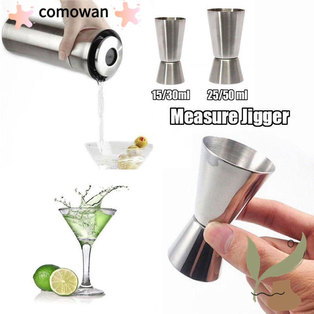 COMOWAN Measure Jigger Cup Dụng cụ thanh uống nước bắn kép