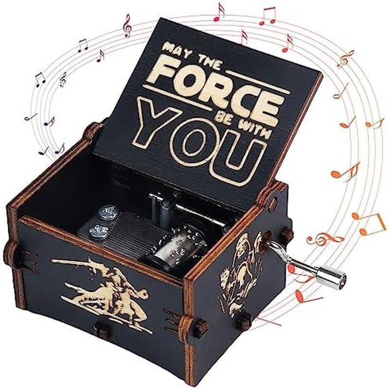Wooden Musical Boxes Gifts for Birthday. Musical Box Birthday Gifts for Daughter Son Mom Dad Friends
