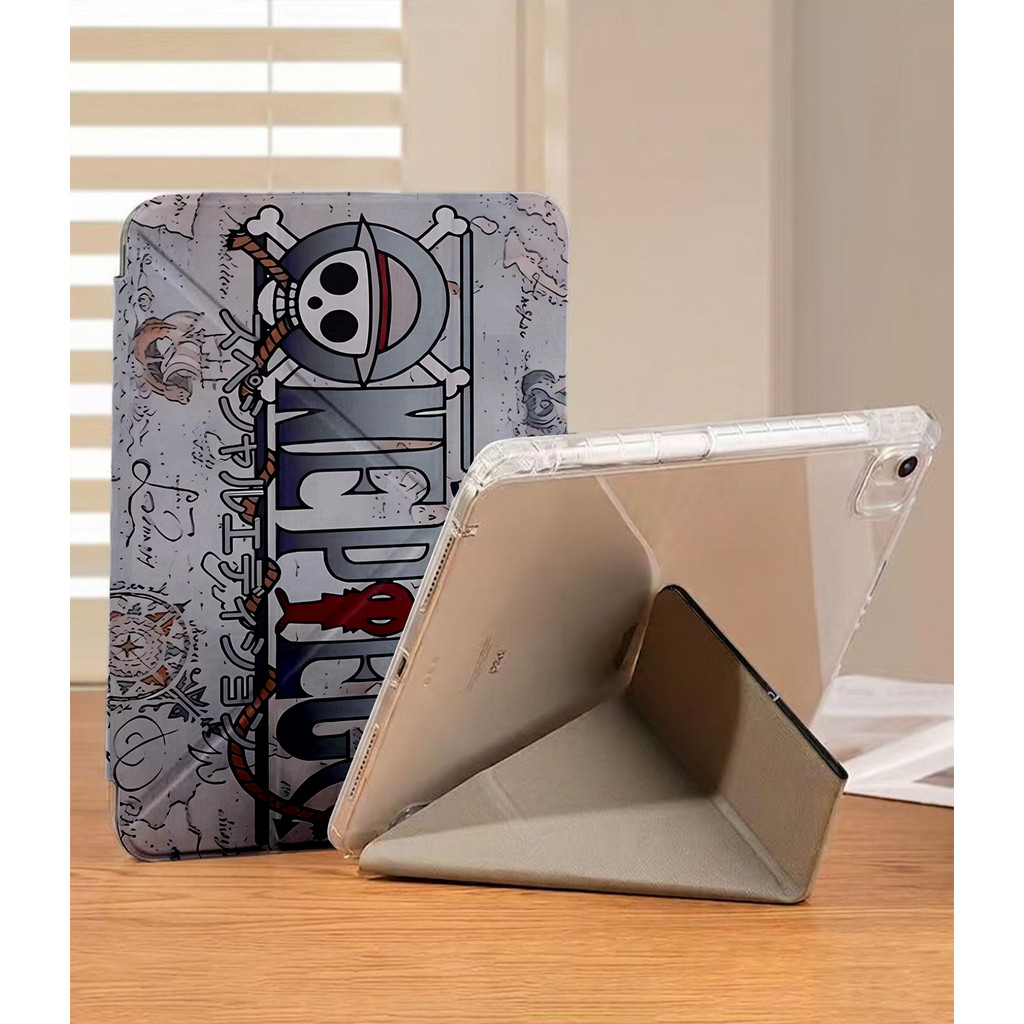 One Piece Ốp bảo vệ gập chữ Y cho iPad cho Air 4/5/6/7/8 M3 M4 A16, Pro 11 M4  Chống sốc ipad case
