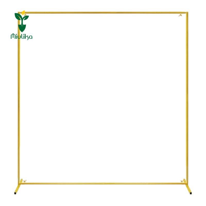 Miulika Square Wedding Arch Backdrop Stand Halloween Wedding Iron Hỗ trợ khung