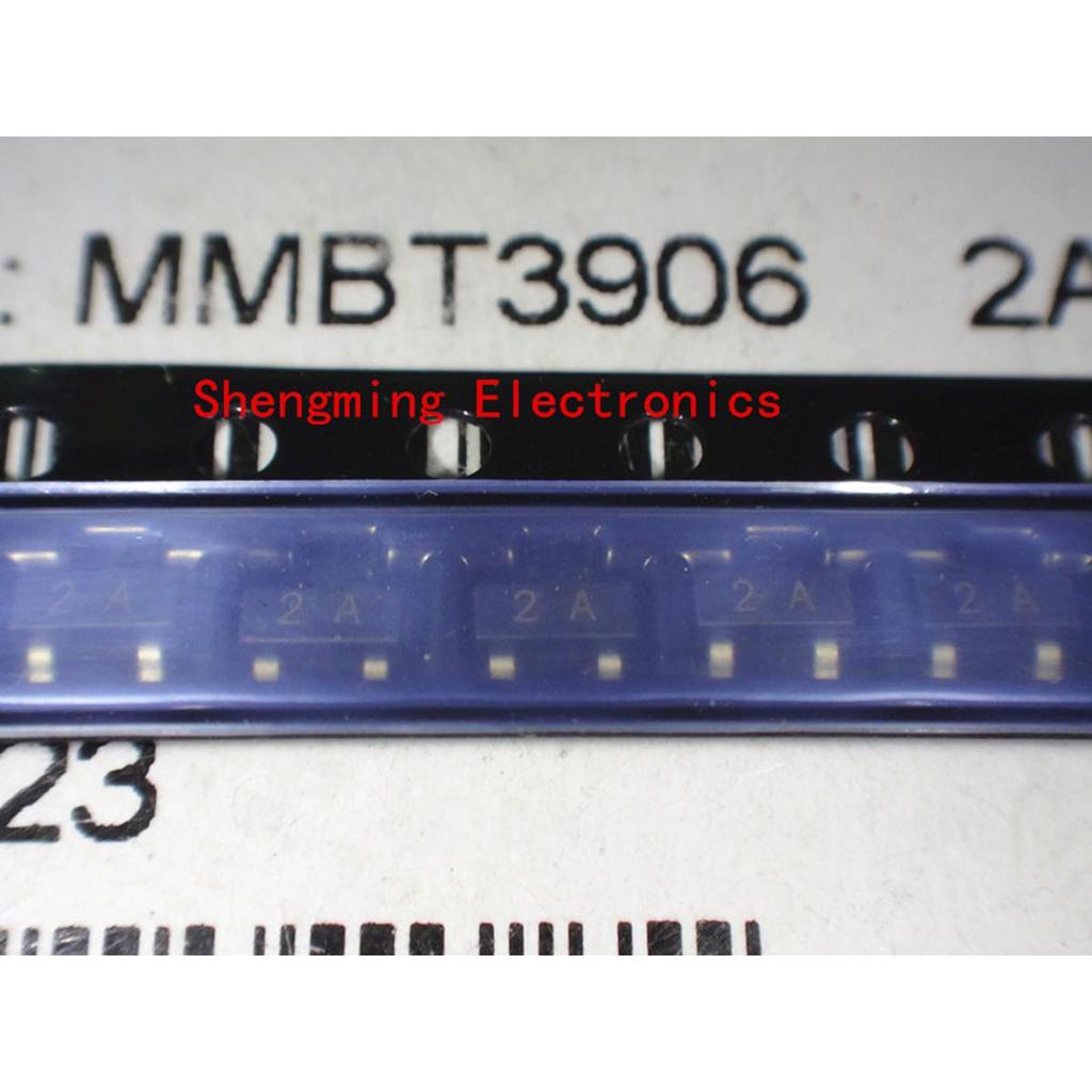 100 CÁI MMBT3906 2N3906 2A SOT-23 Bóng bán dẫn SMD