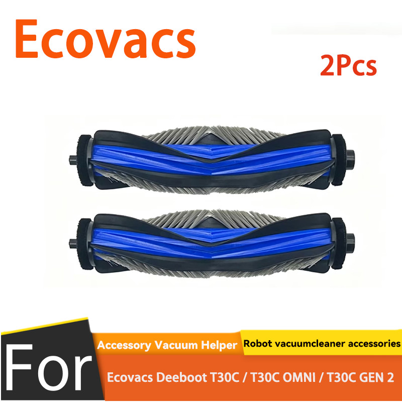 Dành cho (Ecovacs Deeboot T30C / T30C OMNI / T30C GEN 2) Phụ kiện bàn chải chính (2 CÁI)