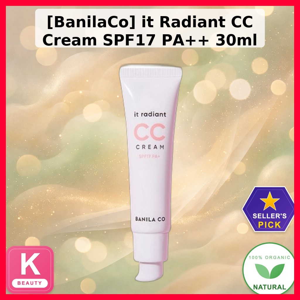 [BanilaCo] it Radiant CC Cream SPF17 PA + + 30ml / Kem CC Hàn Quốc / Hoàn thiện rạng rỡ / Chính hãng