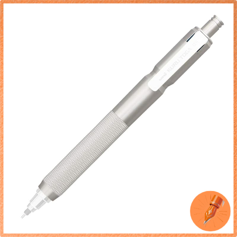 Smart Jacket Compatible with UNI Kuru Toga Standard Model (Silver)