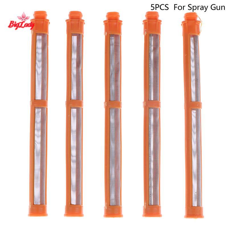 SHNGki 5 Bộ Lọc Không Khí Cho 60 / 100 / 150 Lưới Sơn DIY Dụng Cụ Lọc Thép Không Gỉ Mới