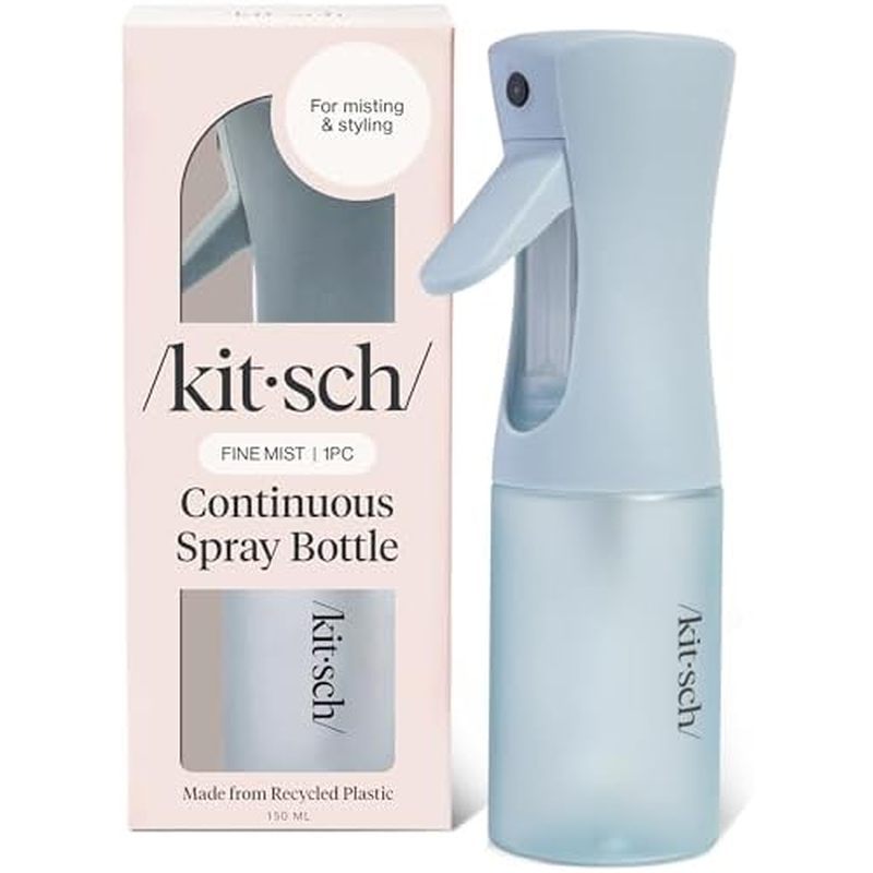 Kitsch Continuous Spray Bottle for Hair – Fine Mist Water Mister & Water Spray Bottle – Recycled Hai