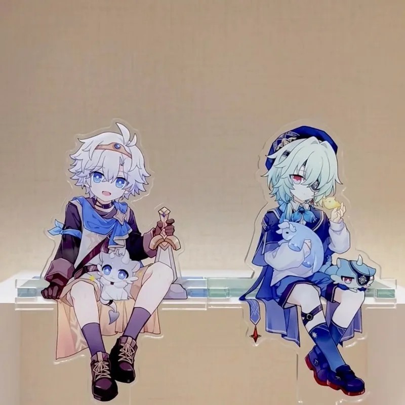 Standee Honkai Star Rail Anaxa Phainon mô hình mica acrylic dạng ngồi trang trí bàn học decor quà tặ
