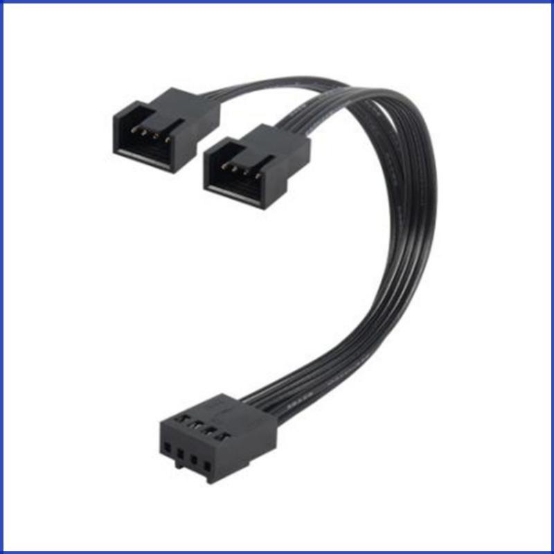 Topsky PWM Fan Splitter 4Pin Adapter Cáp 1 đến 2 Máy Tính CPU Fan Splitter Quạt PC
